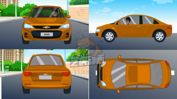汽車flash動畫設計